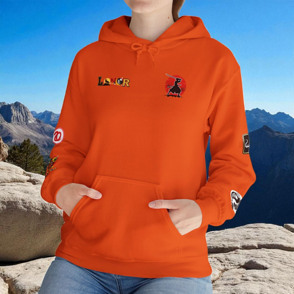 Dragon Ninja Themed Graphic Unisex  Hoodie Printify