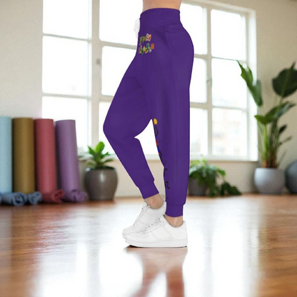 Afro Music Graphic Art Unisex Athletic Joggers, Running Leggings, Dance Pants