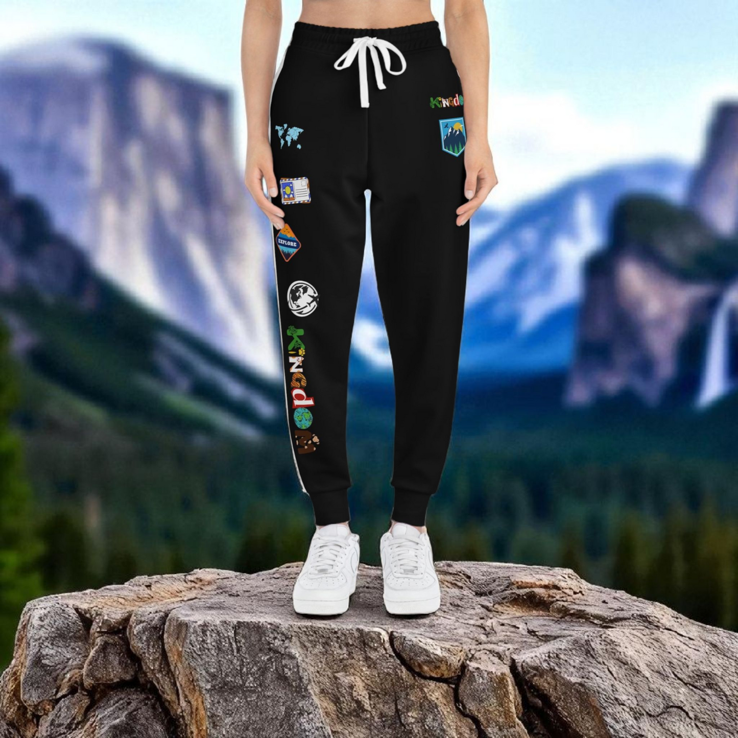 Unisex Travel-Inspired Athletic Joggers | Casual Fitness Pants, Workout Gear