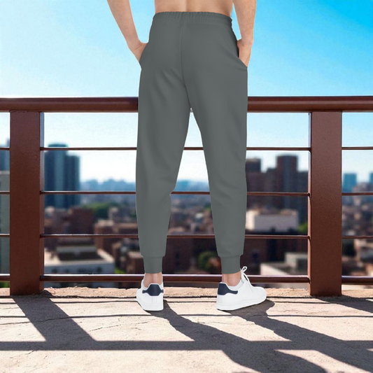 Afro Music Cartoon Art Unisex Athletic Joggers, Handcrafted Jogger Pants, Workout Sweatpants