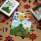 Colorful Jungle Adventure Puzzle for Kids – 30 Pieces – Fun Learning Activity Printify
