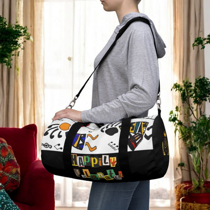 Ethnic Music Art Handmade Duffel - Bohemian Style Travel Bag