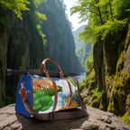 Wildlife Waterproof Travel Bag - Artistic Tiger Design for Adventurers Printify