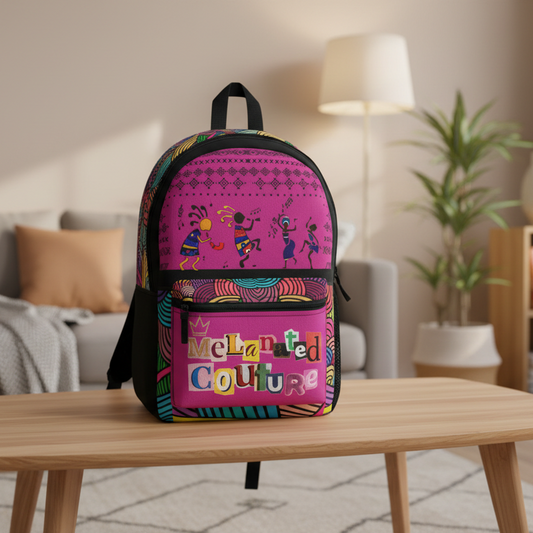 Tribal Dance Backpack, Ethnic Music Festival Bag, Boho Rucksack, Aztec Design