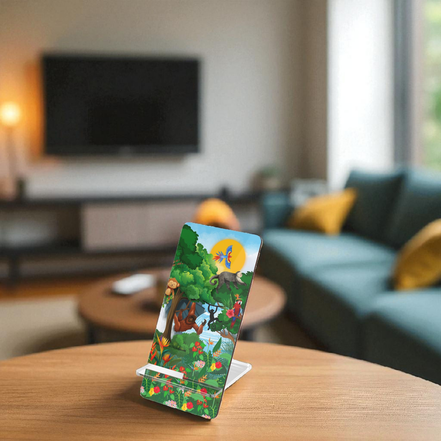 Colorful Jungle Smartphone Display Stand