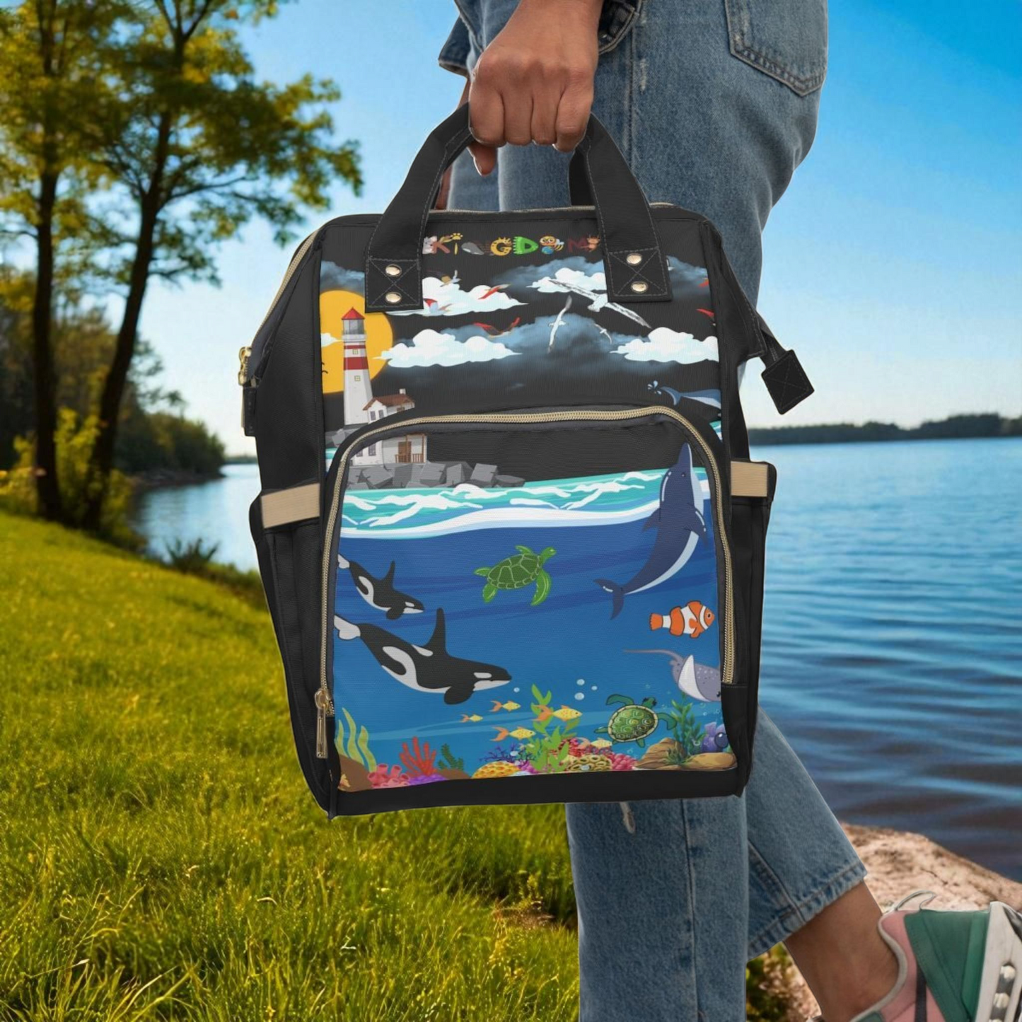 Ocean Adventure Multifunctional Diaper Backpack