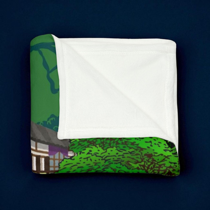 Cozy Panda-Themed Soft Polyester Blanket for Kids