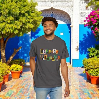 Handmade Unisex T-shirt with Original Jamaican Flag Design