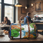 Wildlife Waterproof Travel Bag - Artistic Tiger Design for Adventurers Printify