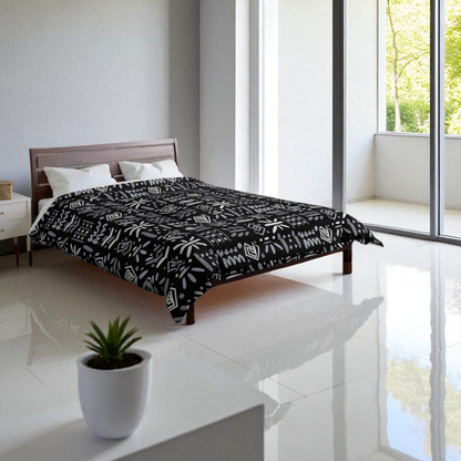 Tribal Comforter, Boho Duvet Cover, Aztec Bedspread, Ethnic Bedding Comforter