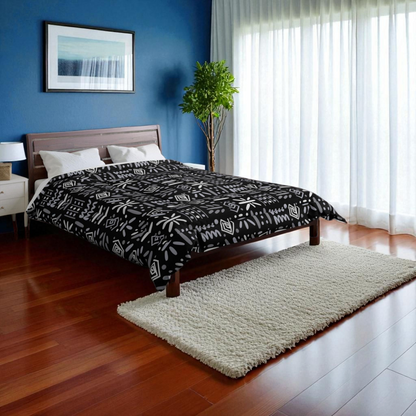 Tribal Comforter, Boho Duvet Cover, Aztec Bedspread, Ethnic Bedding Comforter