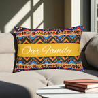 Ethnic Handmade Tribal Pattern Lumbar Pillow - Cozy and Decorative Sofa Accessory Printify