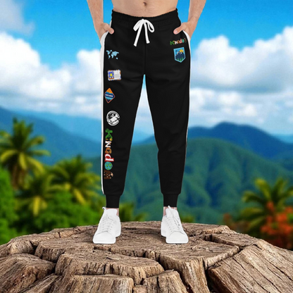 Unisex Travel-Inspired Athletic Joggers | Casual Fitness Pants, Workout Gear