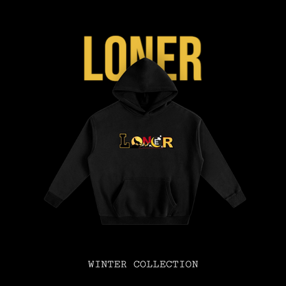 Medieval Themed Oversize Fleeced Hoodie, Knights and Dragon Fans