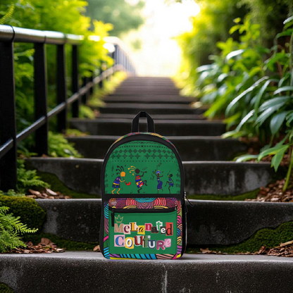 Unique Tribal Dance Backpack, Ethnic Music Festival Bag, Boho Rucksack, Aztec Design