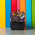 Afro Singer, Music-Inspired Unisex Shoulder Backpack - Stylish & Functional Printify