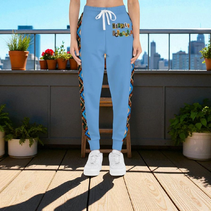 Handcrafted Aztec Pattern Unisex Athletic Joggers, Comfy Aztec Workout Pants, Boho Lounge Joggers