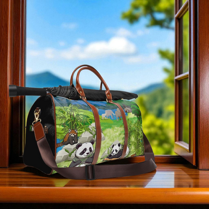 Adorable Panda Waterproof Travel Bag - Perfect for Adventurers & Animal Lovers