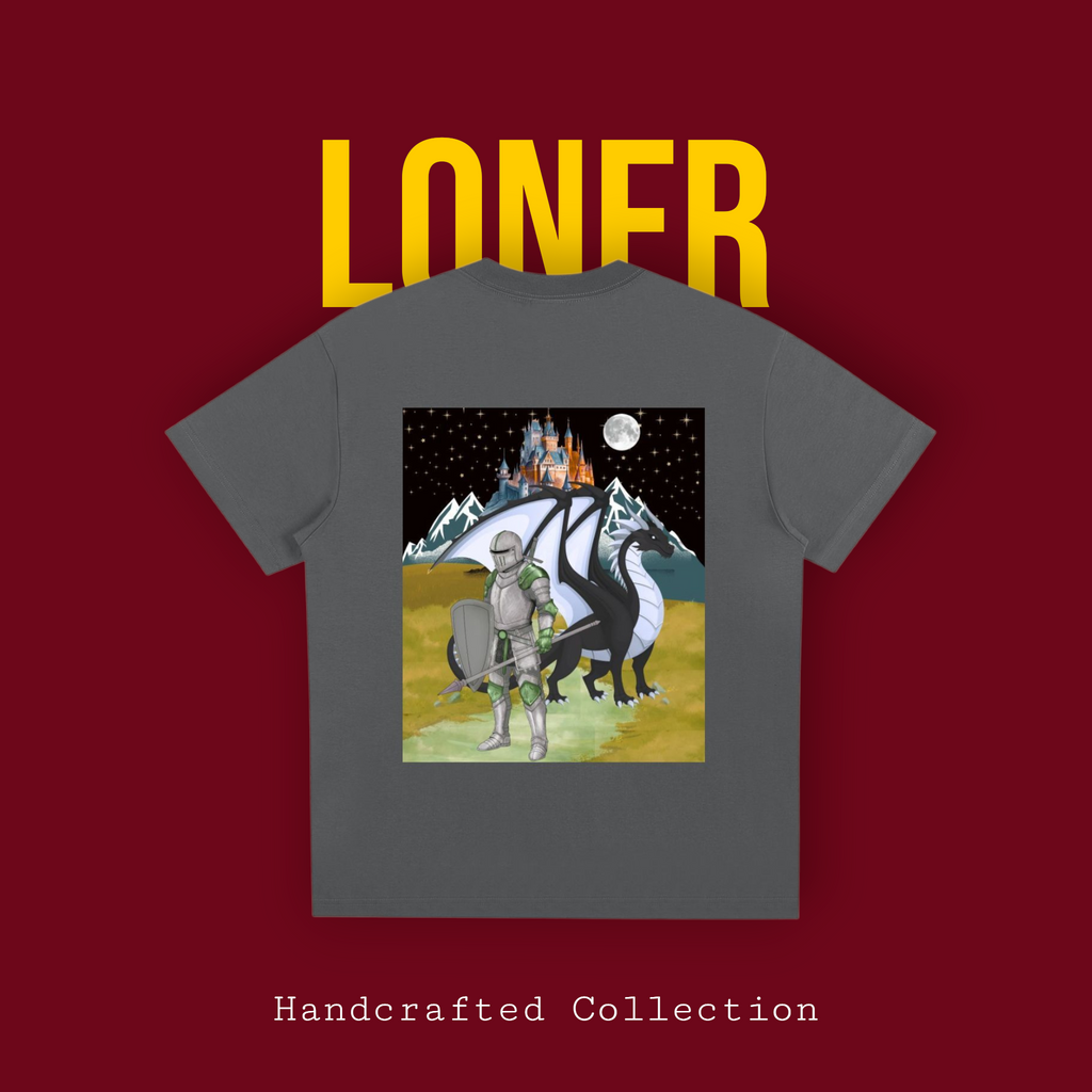 Medieval Themed Tee, Knights and Dragon Fans, Unisex Graphic T-shirt ODMPOD