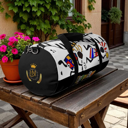 Ethnic Music Art Handmade Duffel - Bohemian Style Travel Bag