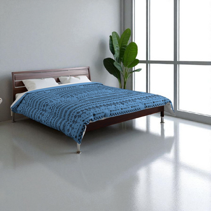 Boho Geometric Comforter, Cozy Blanket for Home Decor, Boho Style Bedding