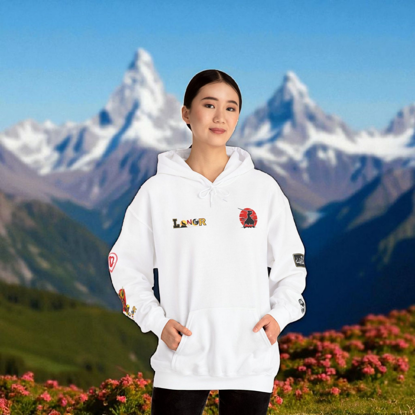 Dragon Ninja Themed Graphic Unisex  Hoodie