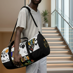 Ethnic Music Art Handmade Duffel - Bohemian Style Travel Bag Printify