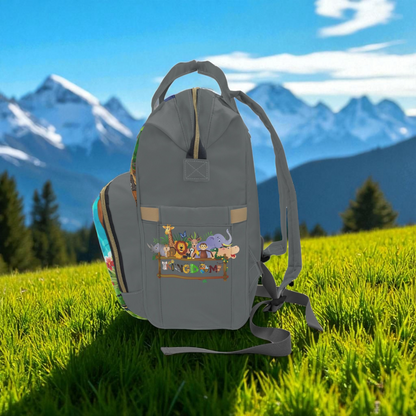Adventurous Jungle Diaper Backpack for Parents