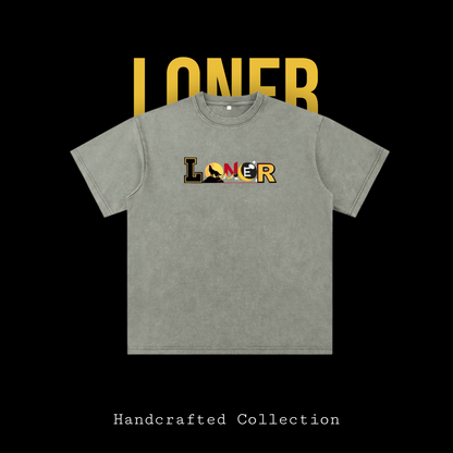 Samurai Menpo Unisex Graphic Tee, Bamboo Slub Snow Washed T-Shirt