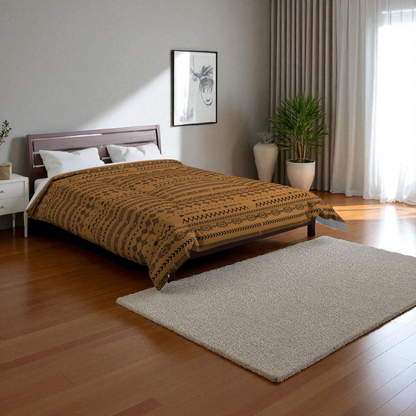 Boho Comforter, Aztec Pattern Bedding, Cozy Home Decor, Tribal Print Duvet