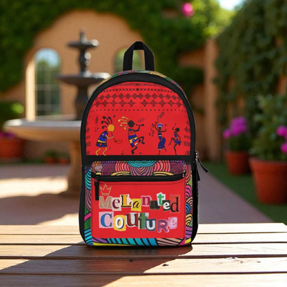 Tribal Dance Backpack, Ethnic Music Festival Bag, Boho Rucksack, Aztec Design Knapsack